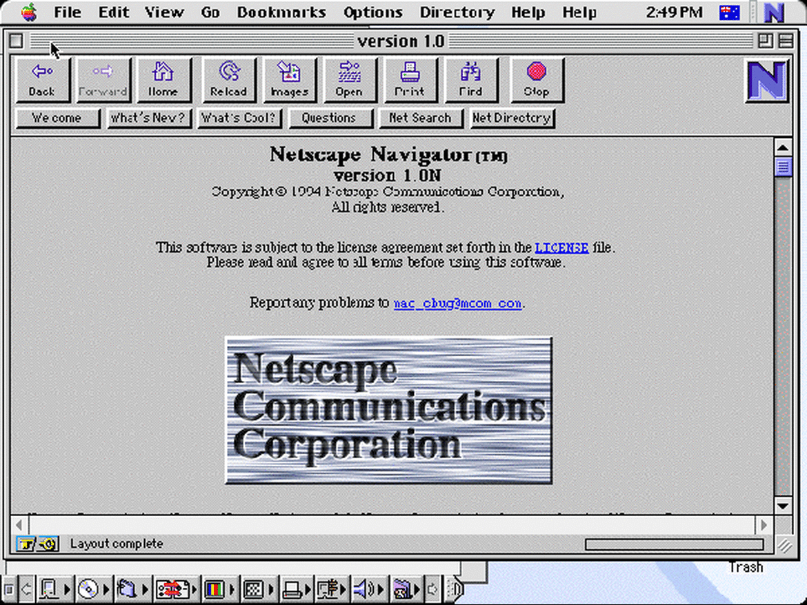 netscape navigator for mac